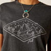 Women's Charcoal Heather Desert Diamond T-Shirt