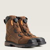 Men's WorkHog XT 8" BOA Waterproof Carbon Toe Work Boot Chocolate Brown