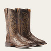 Men's Gallup Western Boot Mocha Full Quill Ostrich