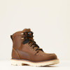 Ariat Men's Rebar Lift Distressed Brown Waterproof Work Boots