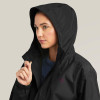 Women's Rebar Stormshell Logo Waterproof Jacket Black/Purple
