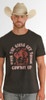 Men's Cow Boy Graphic Tee Black