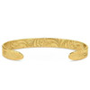 Timeless Treasure Chiseled Cuff Bracelet Gold