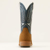 Men's Stadler Cowboy Boot Dijon Roughout/ Ocean Blue