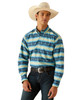 Men's Penn Long Sleeve Classic Fit Shirt Blue (10048383) 