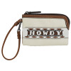 M&F Angel Ranch Women's White Western Howdy Wristlet Wallet