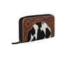 Canyon Sunrise Clutch Hair-On Hide Wallet
