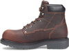 Carolina Men's Brown 6" Dice Comp Toe Waterproof Slip Resistant Work Boot