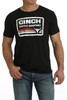 Men's Cinch Cattle Company Tee Black (MTT1690609)