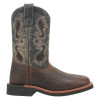 Dan Post Kid's Brown & Blue Creek Square Toe Leather Cowboy Boot