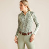 Ariat Women's Green Baroque Sunstopper 1/4 Zip Baselayer