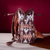 Montana West Wrangler Brown Aztec Printed Callie Canvas Backpack 