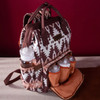 Montana West Wrangler Brown Aztec Printed Callie Canvas Backpack 
