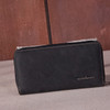 Montana West Trinity Ranch Black Hair-On Cowhide Leather Wallet