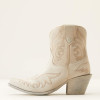 Ariat Women's Cloud White Suede Chandler Full Grain Leather Western Boot