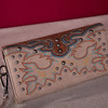 Montana West Tan Embroidered Leather Wallet