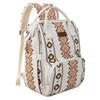 Montana West Wrangler Tan Aztec Printed Callie Canvas Backpack (WG2204-9110TN)