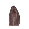 Dan Post Men's Brown Heart Cognac Lizard Snip Toe Western Leather Boots