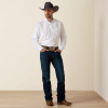 Ariat Wrinkle Free Solid Classic Fit Men's Shirt - White