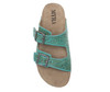 Myra Bags Women's Turquoise Verdent Ranges Hand Tooled Leather Sandals