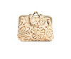 MYRA BAGS Myra Bags Women's Ivory & Gold Fennington Leather Wallet 