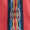 Wrangler Men's Red Checotah Snap Aztec Print Long Sleeve Cotton Shirt