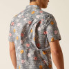 Ariat Men's Rabbit VenTEK Outbound Hibiscus Tropical Print Short Sleeve Shirt