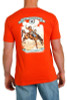 CINCH Cinch Men's Red Ranch Supply Rodeo Short Sleeve Poly Cotton Blend Graphic T-Shirt 