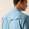 Ariat Men's Blue Dawn VentTEK Western Fitted Short Sleeve Shirt