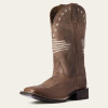 Ariat Women's Weathered Tan Circuit Patriot Western Leather Boot