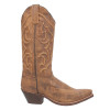 Laredo Women's Brown Reva Snip Toe Western Cowboy Leather Boot
