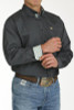 CINCH Cinch Men's Charcoal Solid Button Down Western Cotton Shirt 