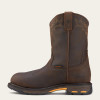 ARIAT Ariat Men's WorkHog Waterproof Composite Toe Work Boot - Oily Distressed Brown 
