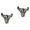 MONTANA SILVERSMITH Montana Silversmiths Women's Silver And Gold Live Longhorn Attitude Earrings 