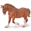 Reeves International Inc. Chestnut Brown CollectA Breton Draft Stallion Horse Model