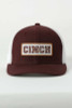 Cinch Women's Burgundy And White Southwest Patch Ball Cap