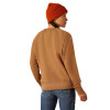 ARIAT Ariat Women's Rebar Khaki Heather Traverse Cropped Sweatshirt 