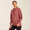 ARIAT Ariat Women's Roan Rouge/Catawba Grape Rebar Graphic Hoodie 
