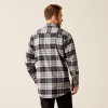 Ariat Men's Charcoal Grey Rebar Flannel DuraStretch Work Shirt