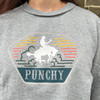 Hooey Women's Grey Punchy Homey Pullover