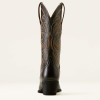 ARIAT Ariat Women's Black Deertan Heritage J Toe Stretchfit Western Boot 