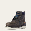 Ariat Women's Rebar Wedge Moc Toe Waterproof Grey Work Boots