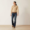 Ariat Women's Rebar Flannel Oatmeal Heather Button Down Shirt