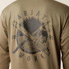 Ariat Tea Leaf Rebar Cotton Strong Chainsaw Men's T-Shirt