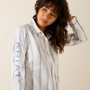 Ariat Women's Team Kirby Stretch Shirt - Faded Ombre Blue Stripe
