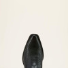 Women's Ariat Round Up Collins D Toe Supple Black Western Boots