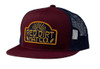 Red Dirt Maroon & Navy Hotel Lights Snap Back Cap