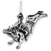 Montana Silversmiths Silver Rider's Resolve Bull Rider Hat Clip