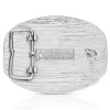 Montana Silversmiths Silver Engraved Gold Western "A" Initial Buckle