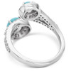 MONTANA SILVERSMITH Montana Silversmiths Women's Silver Fearless Luster Turquoise Ring 
